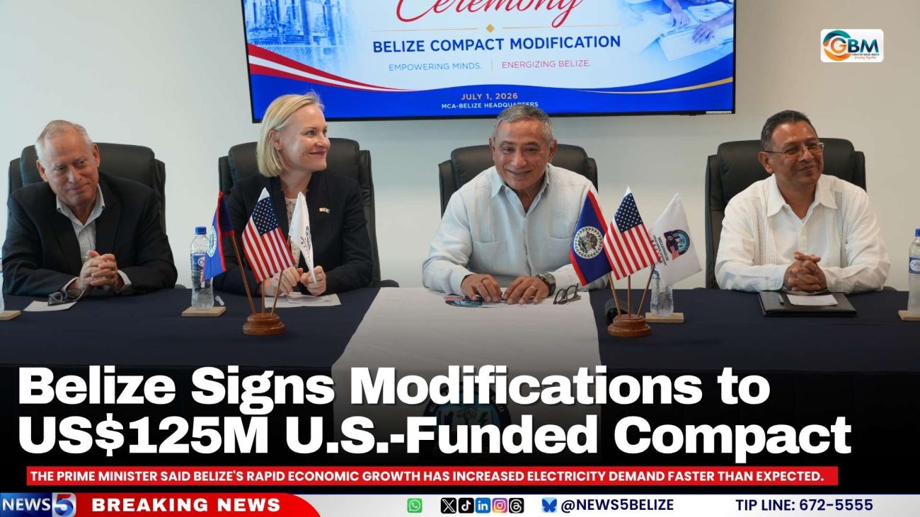 Belize Signs Modifications to US$125M U.S.-Funded Compact