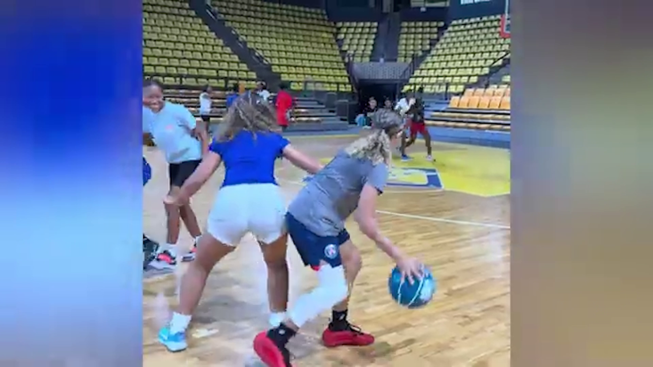 Girls Hit the Court for Basketball, Mentorship, and Fun