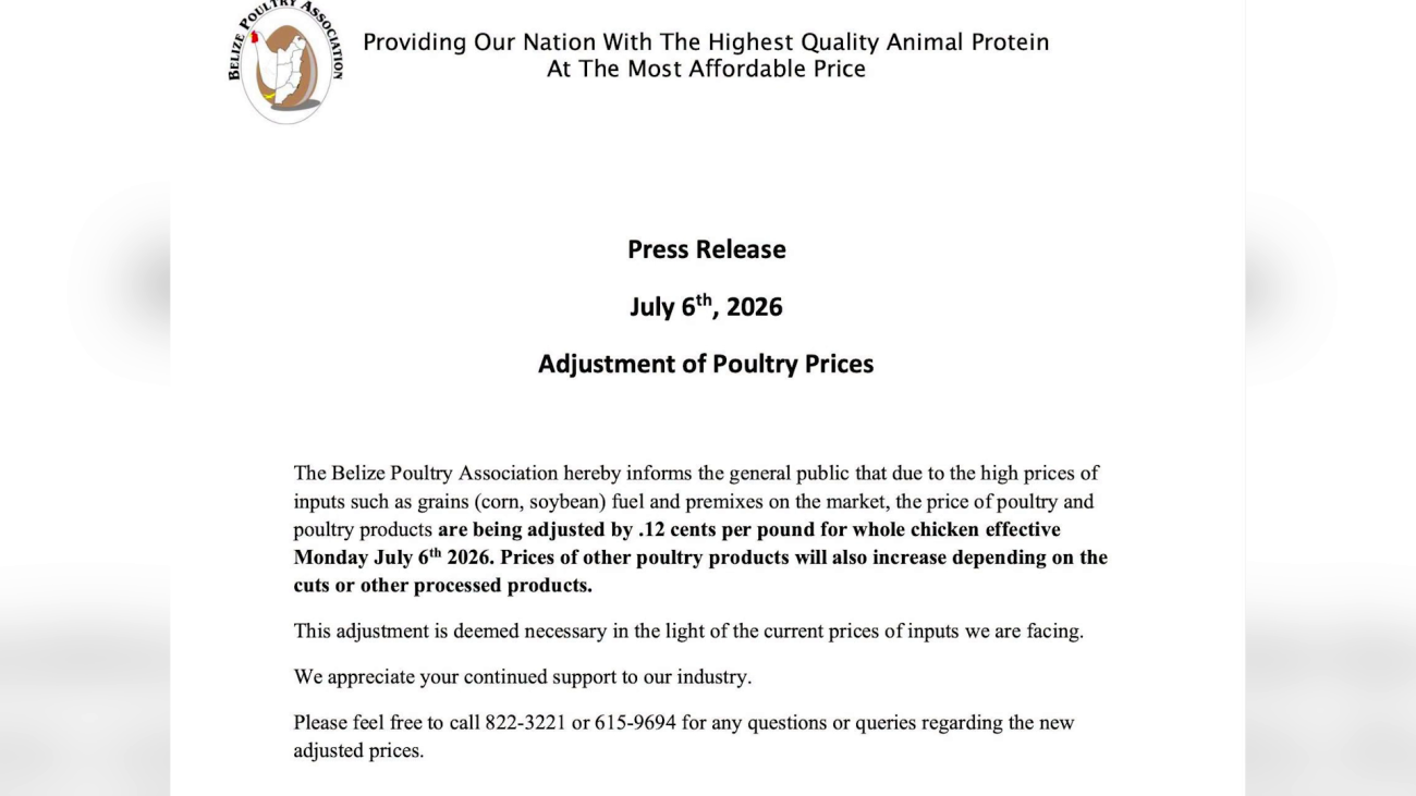 Poultry Industry Says It Can No Longer Absorb Losses as Prices Increase