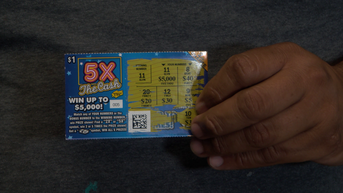 One Dollar Turns to Five Thousand with Scratch and Win Ticket