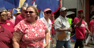 Panton Leads Anti-Corruption March Through Belize City