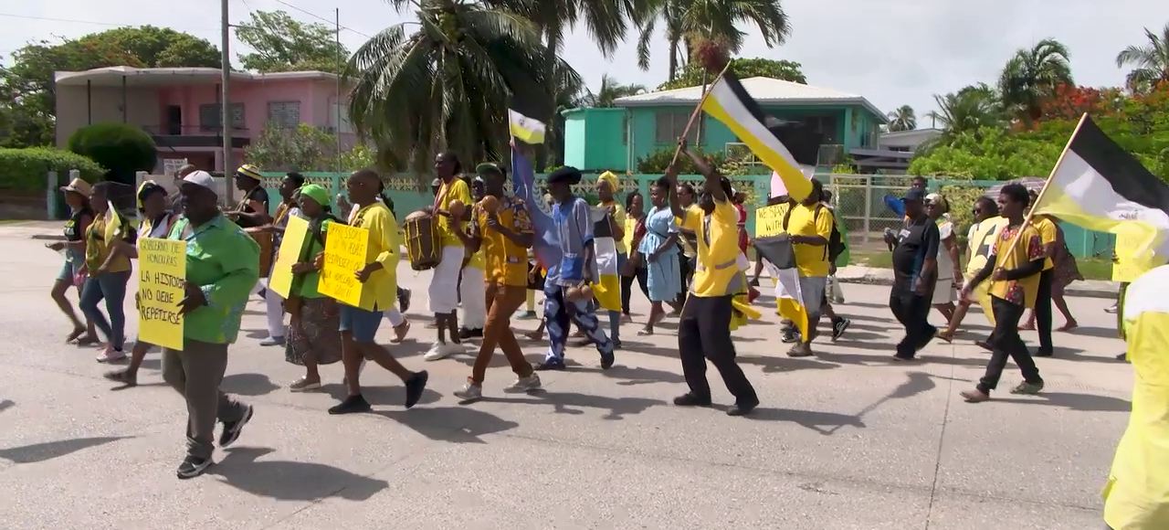 Belizeans Stand in Solidarity with Displaced Garinagu in Honduras
