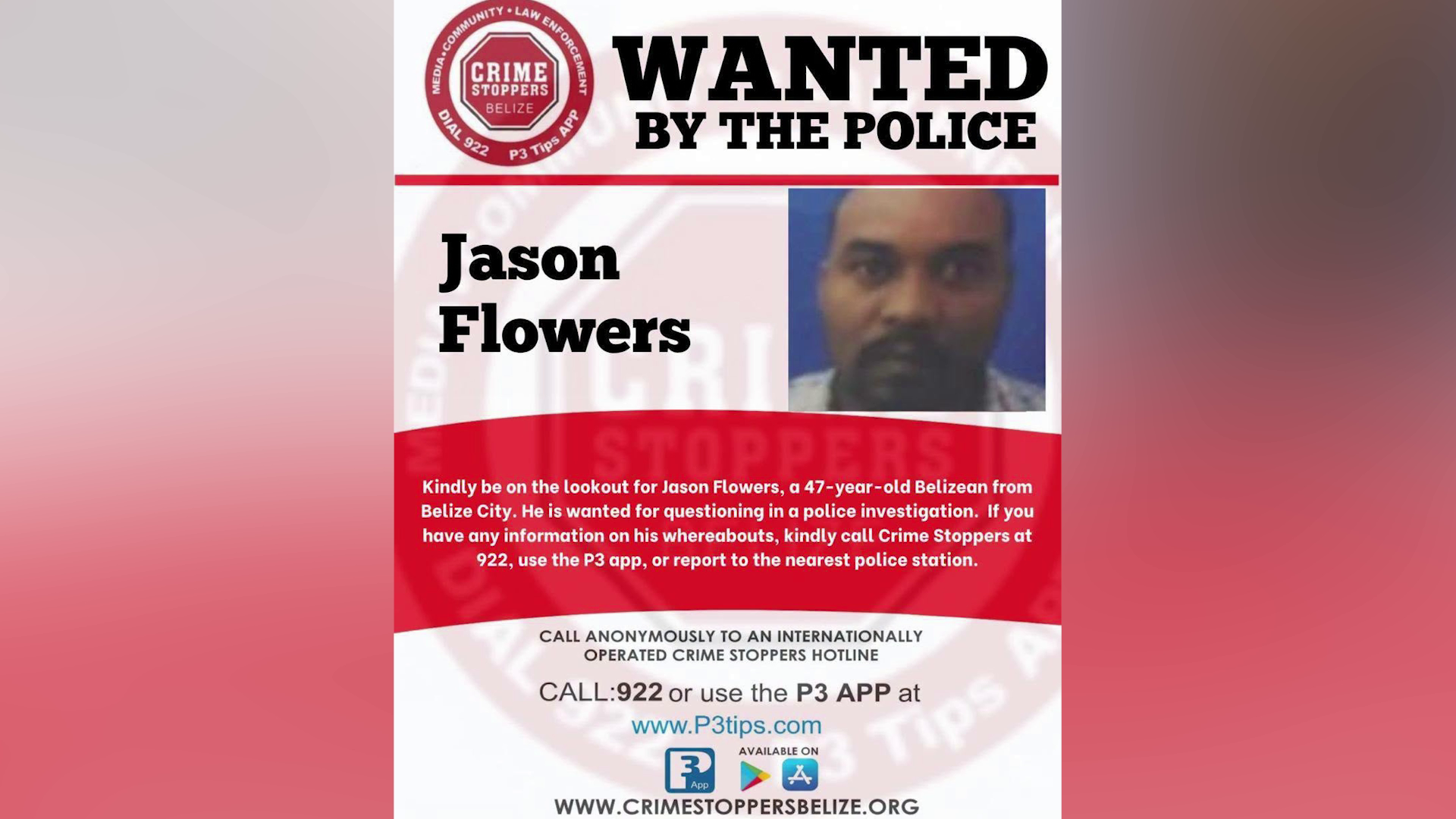 Jason Flowers Wanted in Alleged Immigration Receipt Scam  
