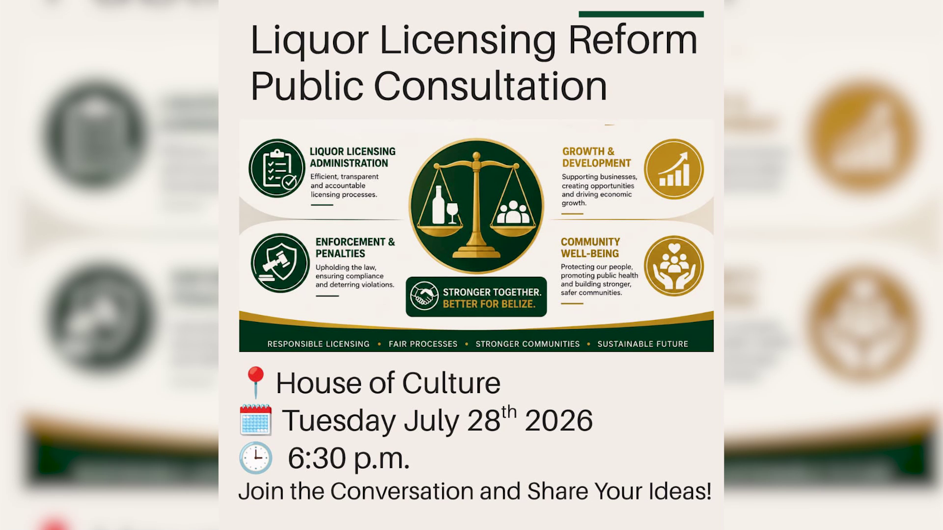 Belize City Tackles Bar Noise and Licensing Concerns at Public Meeting