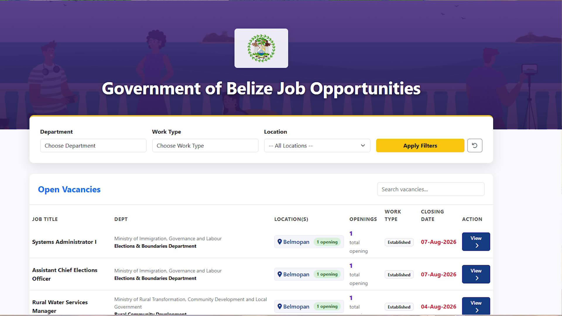 New GOB Platform Matches Applicants with Vacancies