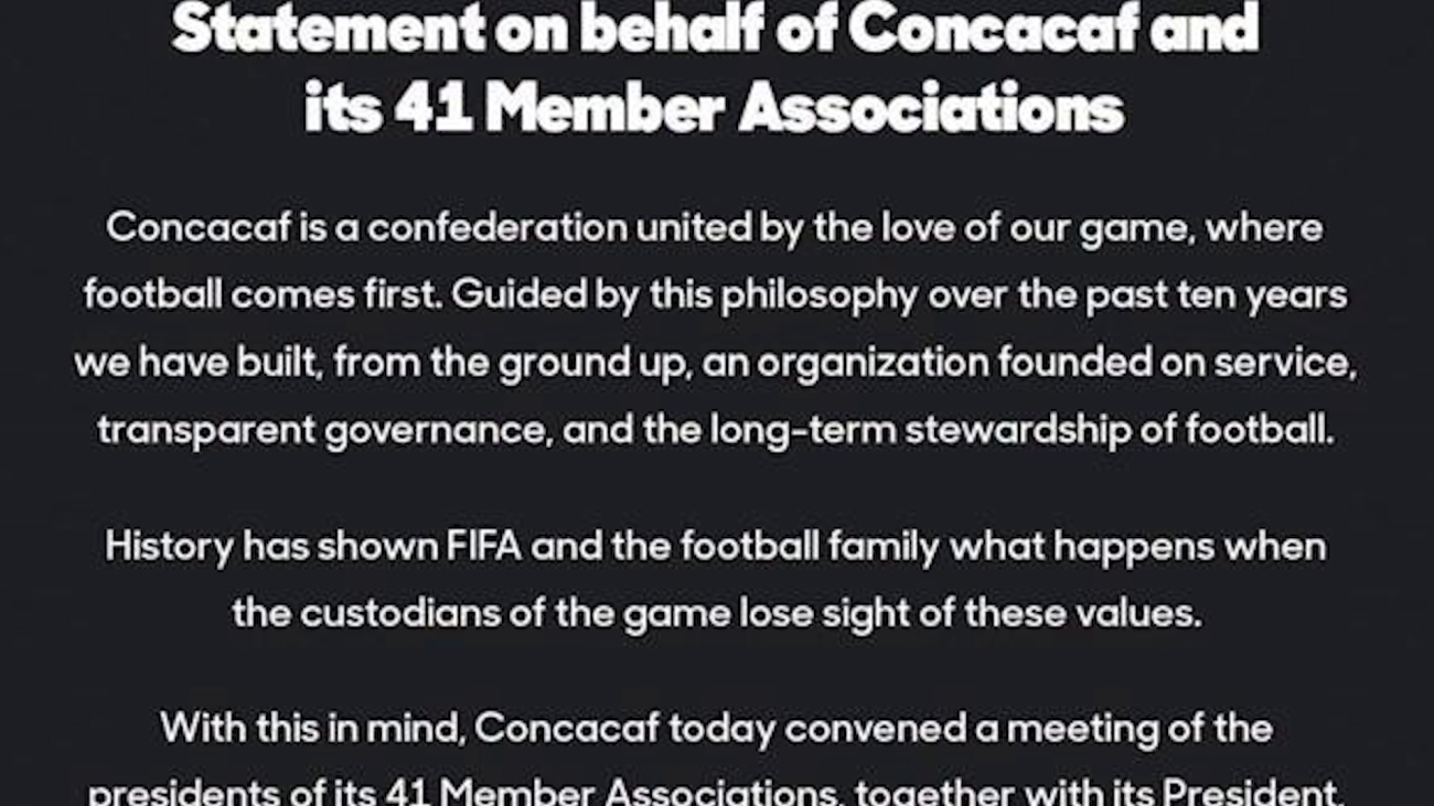 CONCACAF Rebels Against Infantino’s World Cup Plan