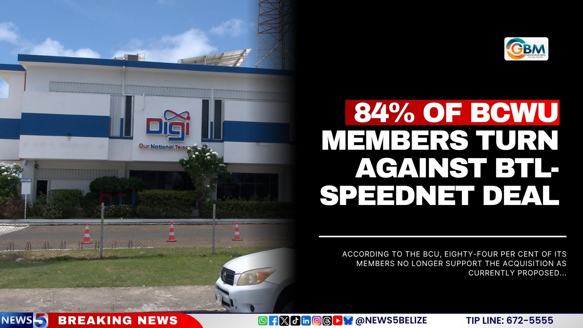 84% of BCWU Members Turn Against BTL-Speednet Deal