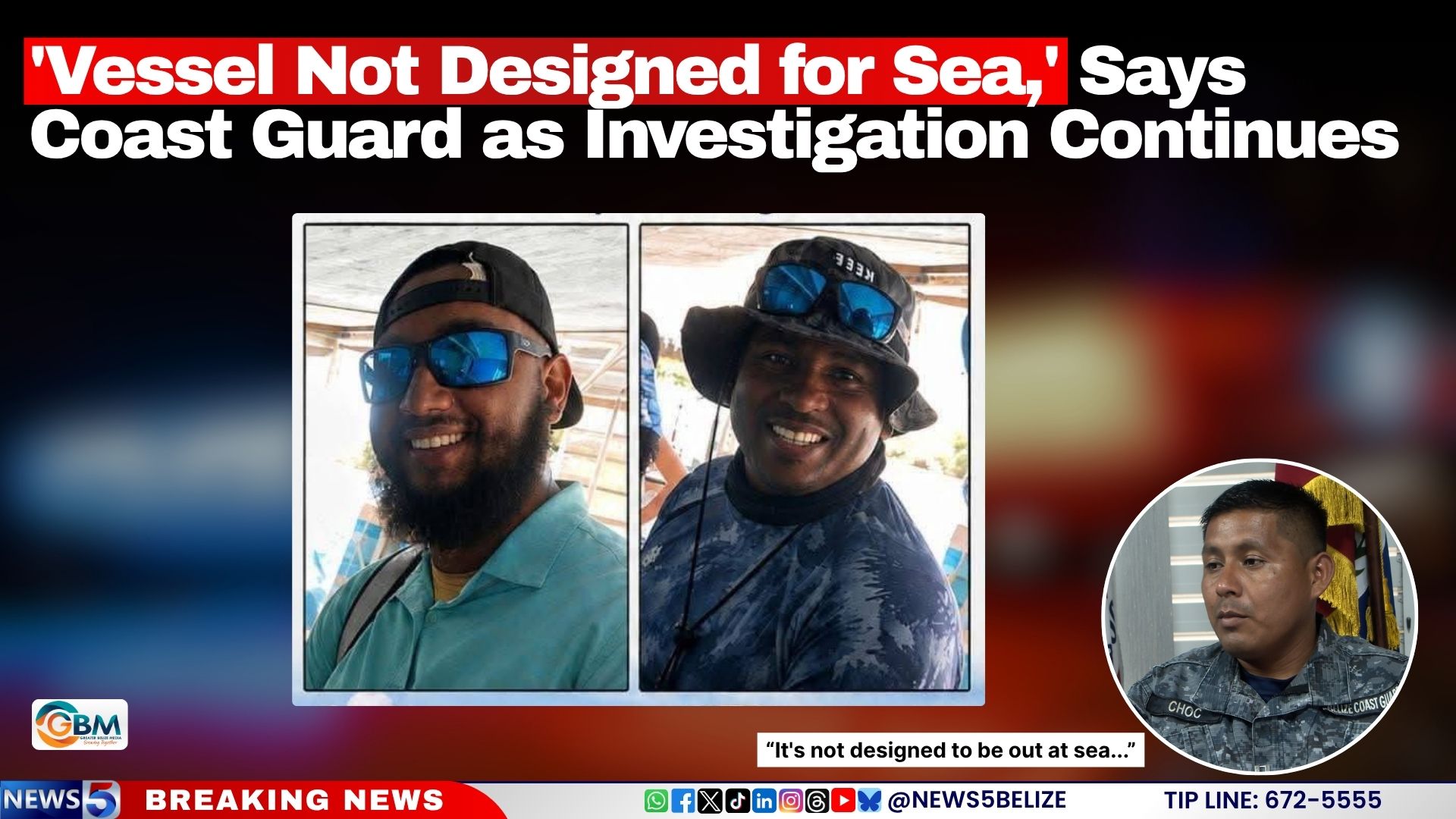 'Vessel Not Designed for Sea,' Says Coast Guard as Investigation Continues