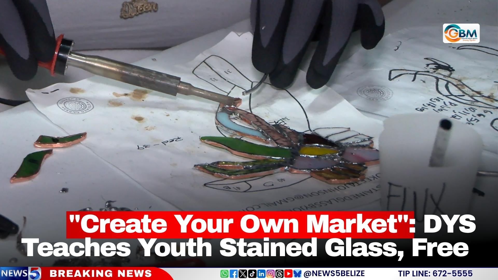 "Create Your Own Market": DYS Teaches Youth Stained Glass, Free