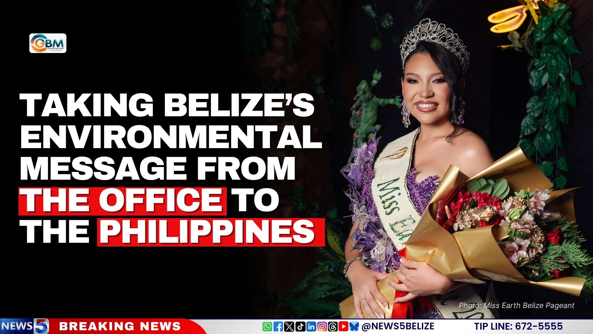 Taking Belize’s Environmental Message From the Office to the Philippines