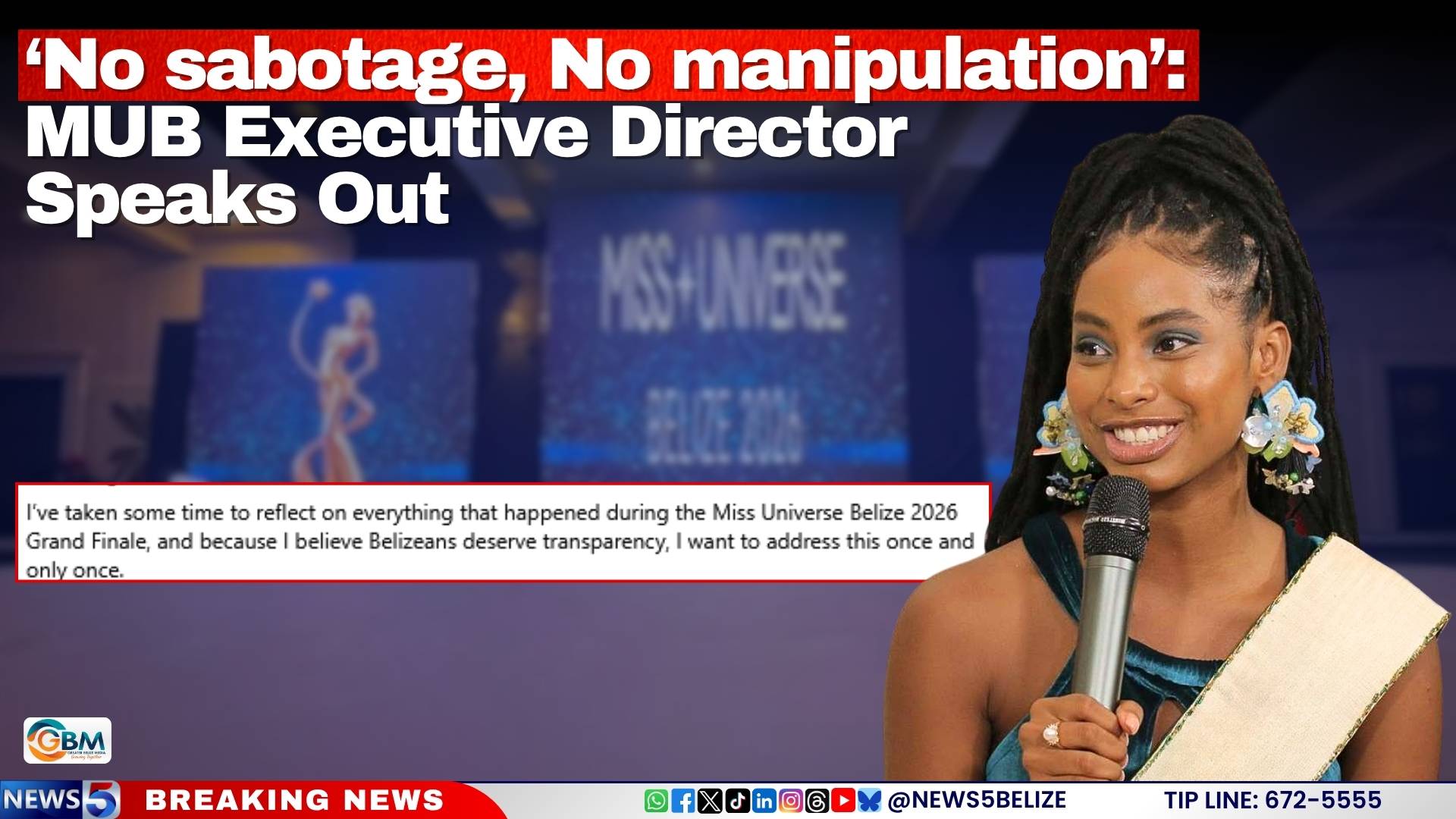 ‘No sabotage, No manipulation’: MUB Executive Director Speaks Out