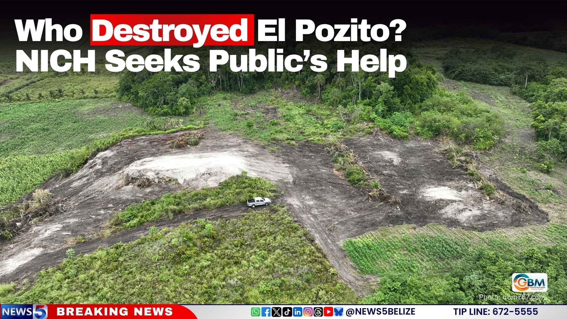 Who Destroyed El Pozito? NICH Seeks Public’s Help 