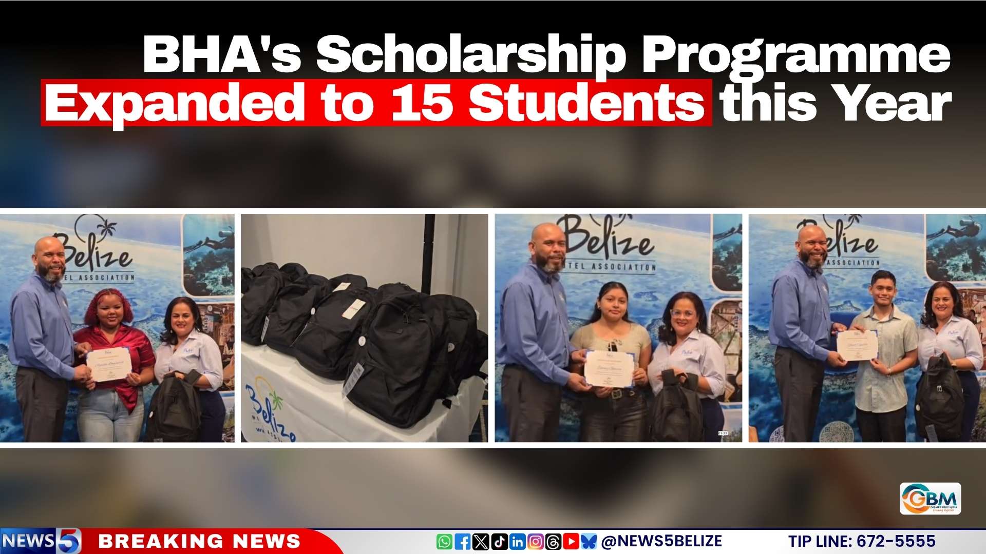 BHA's Scholarship Programme Expanded to 15 Students this Year