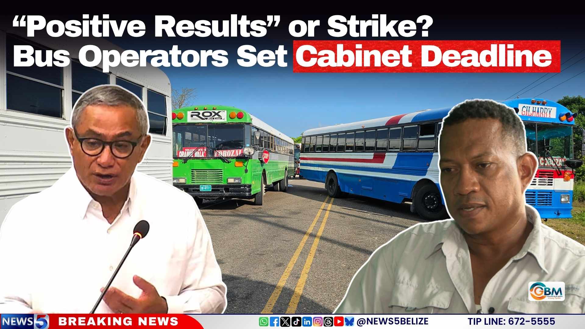“Positive Results” or Strike? Bus Operators Set Cabinet Deadline
