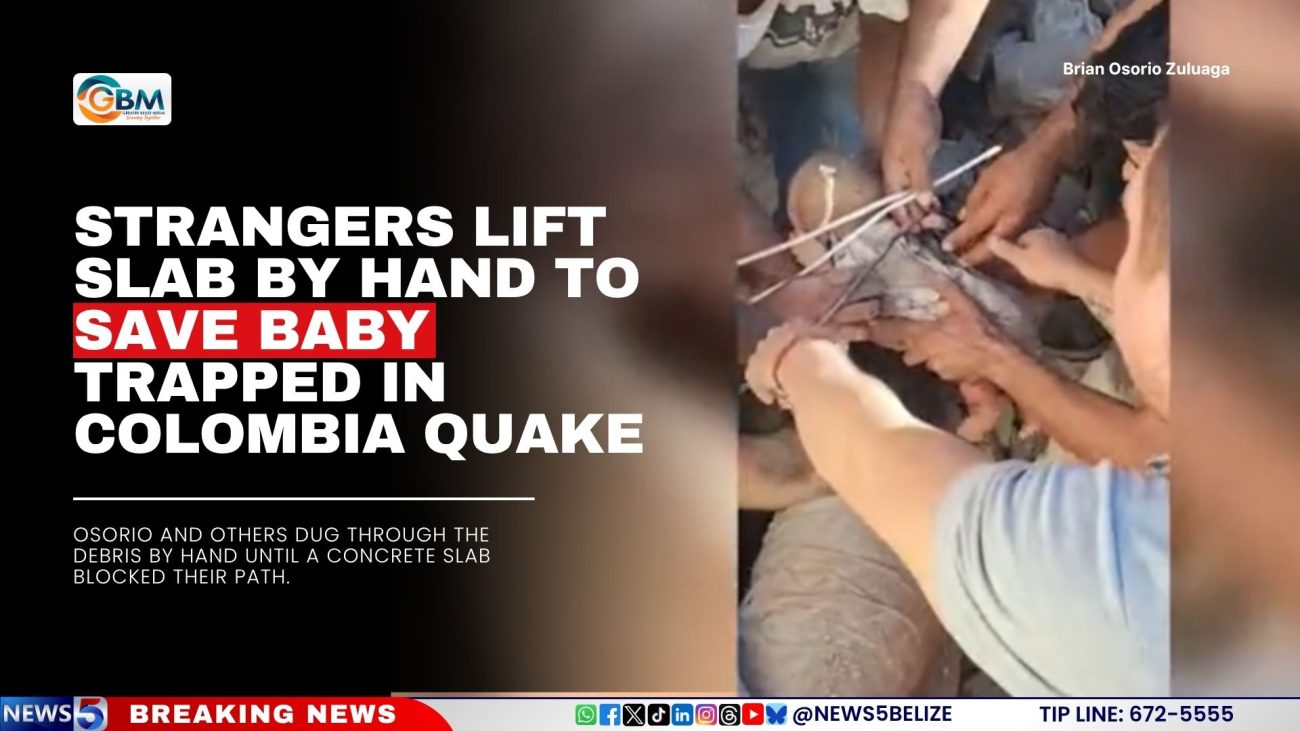 Strangers Lift Slab by Hand to Save Baby Trapped in Colombia Quake