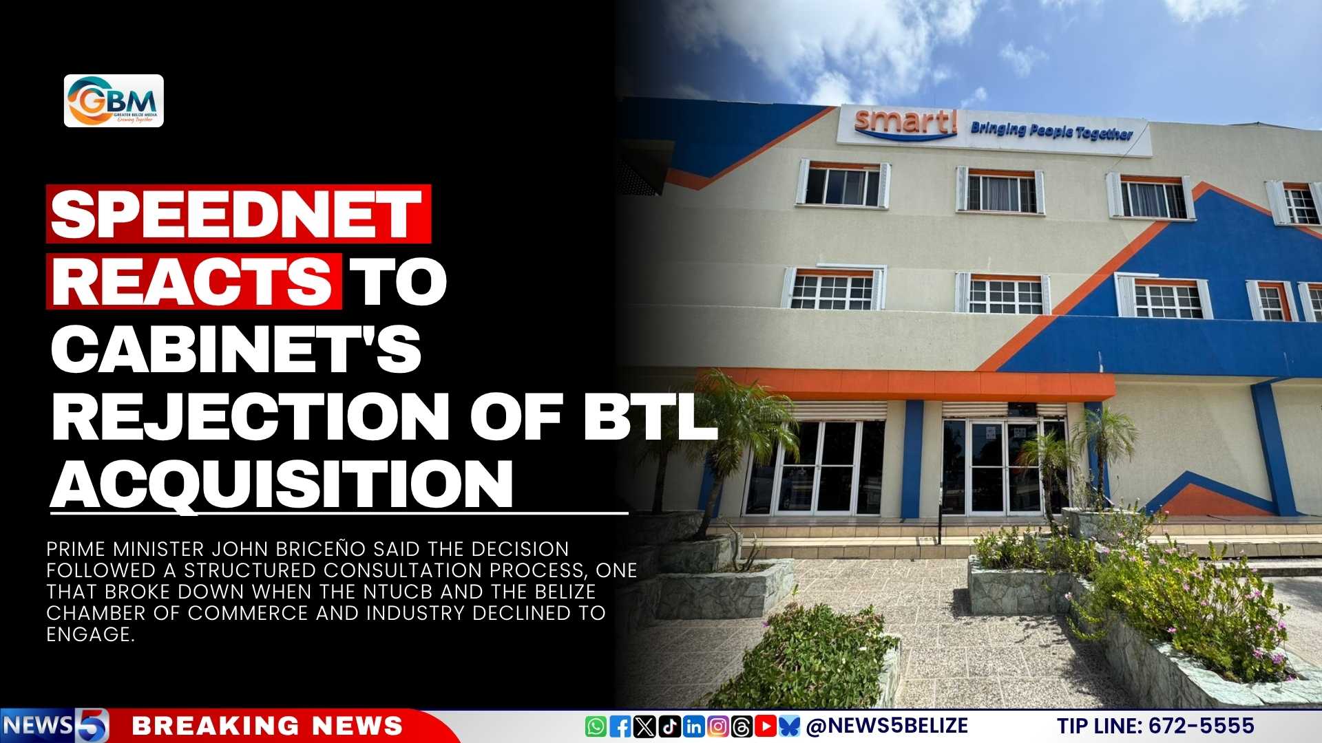Speednet Reacts to Cabinet's Rejection of BTL Acquisition