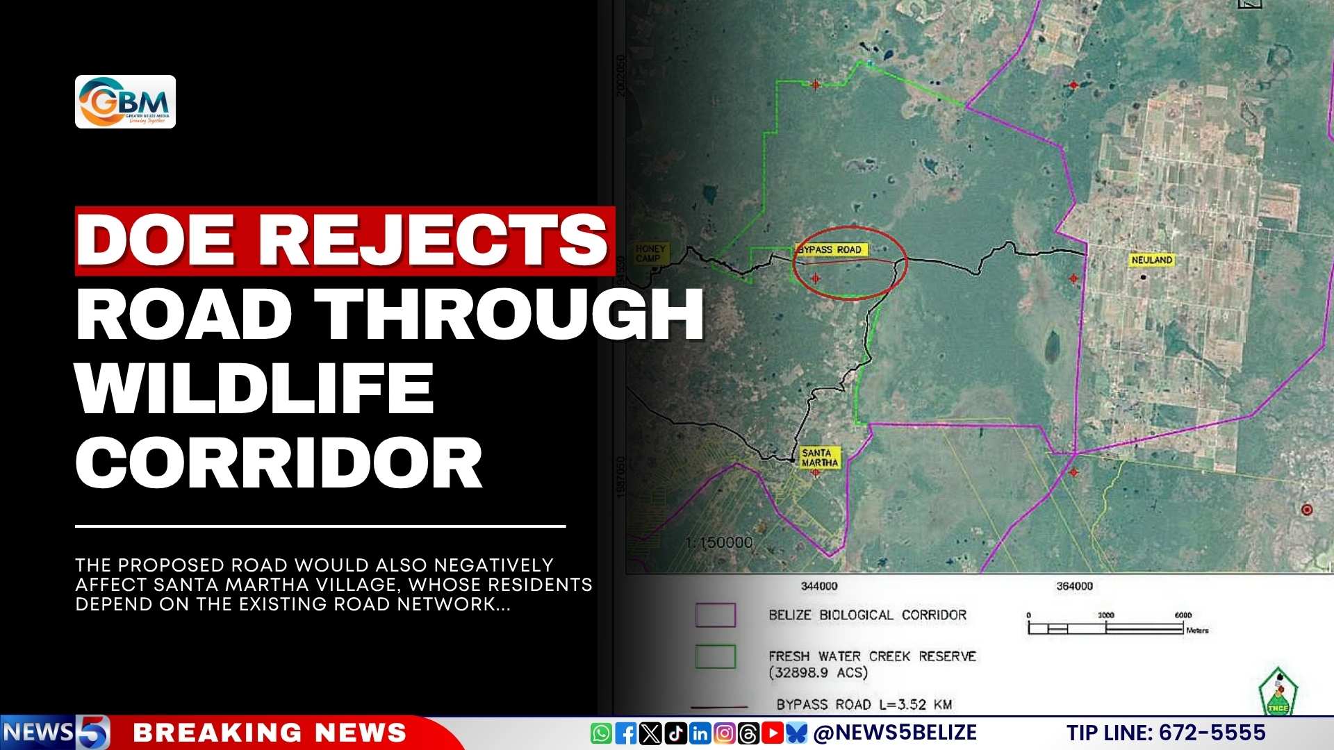 DOE Rejects Road Through Wildlife Corridor