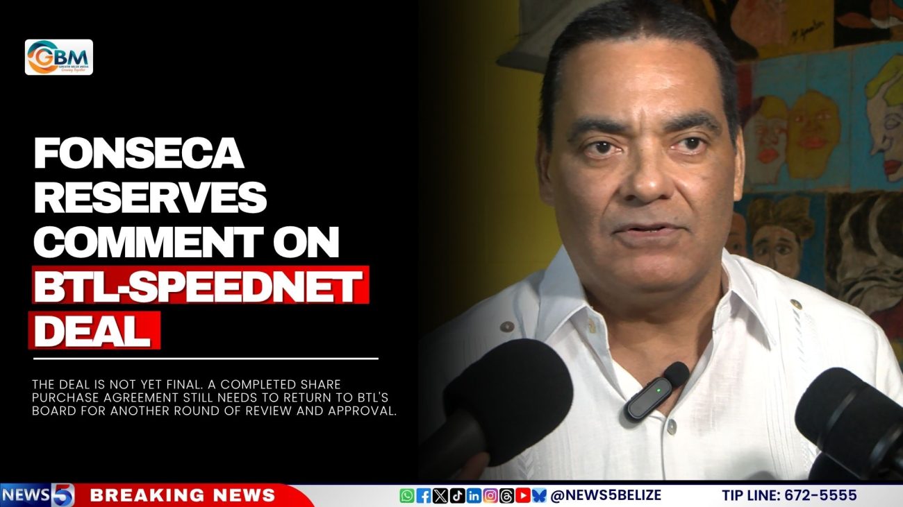 Fonseca Reserves Comment on BTL-Speednet Deal