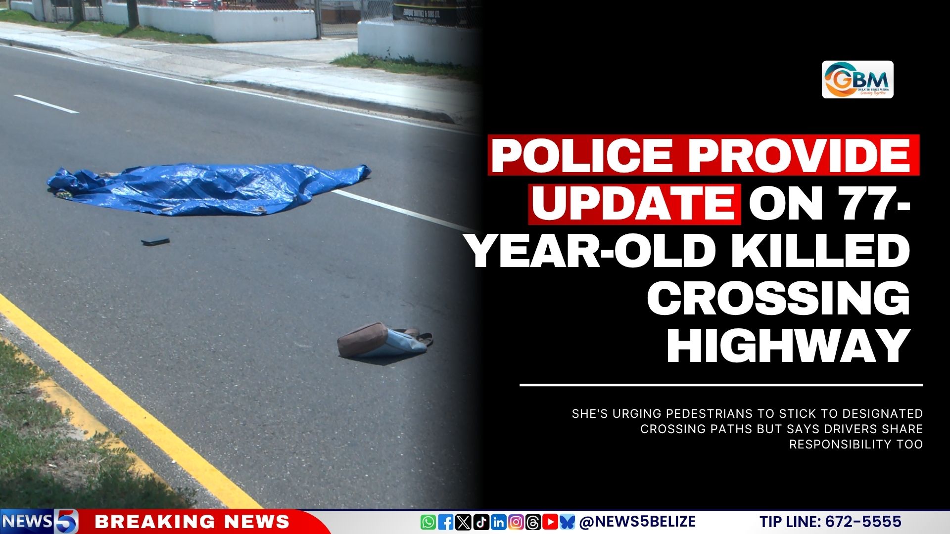 Police Provide Update on 77-Year-Old Killed Crossing Highway