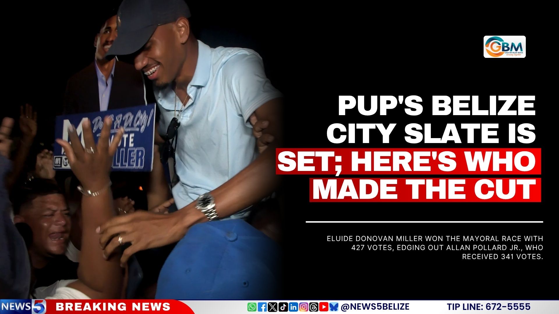 PUP's Belize City Slate Is Set; Here's Who Made the Cut