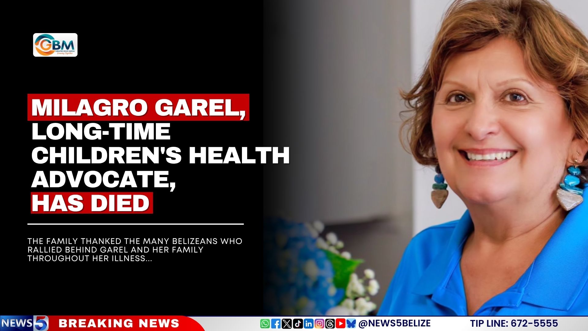 Milagro Garel, Long-time Children's Health Advocate, Has Died