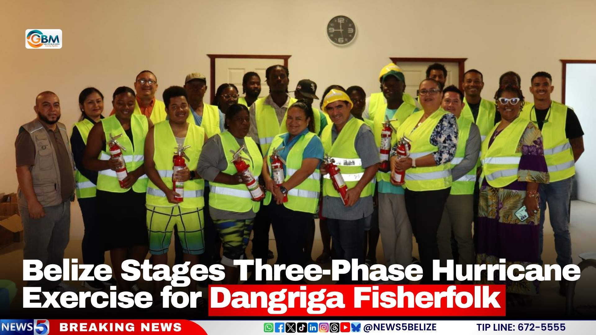 Belize Stages Three-Phase Hurricane Exercise for Dangriga Fisherfolk