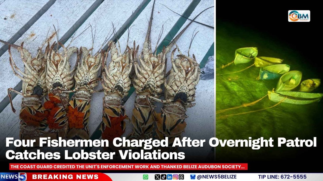 Four Fishermen Charged After Overnight Patrol Catches Lobster Violations