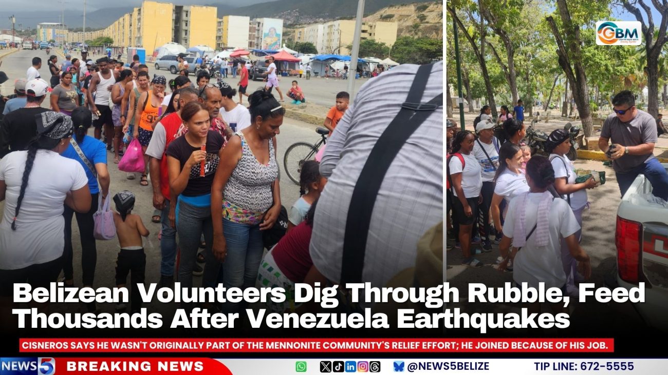 Belizean Volunteers Dig Through Rubble, Feed Thousands After Venezuela Earthquakes