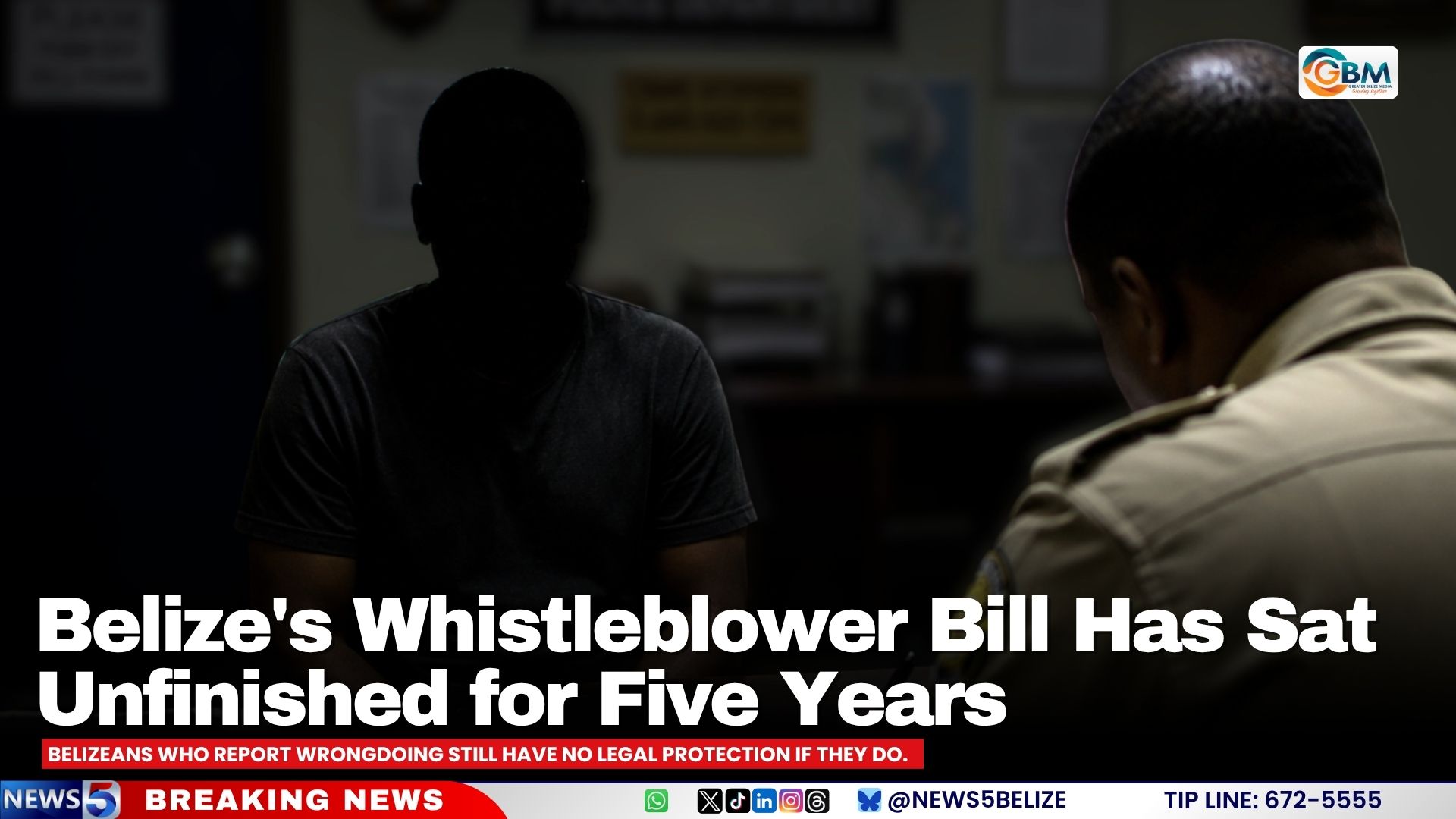 Belize's Whistleblower Bill Has Sat Unfinished for Five Years