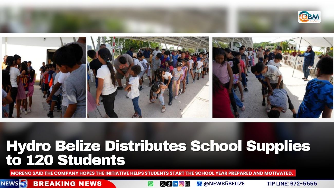 Hydro Belize Distributes School Supplies to 120 Students