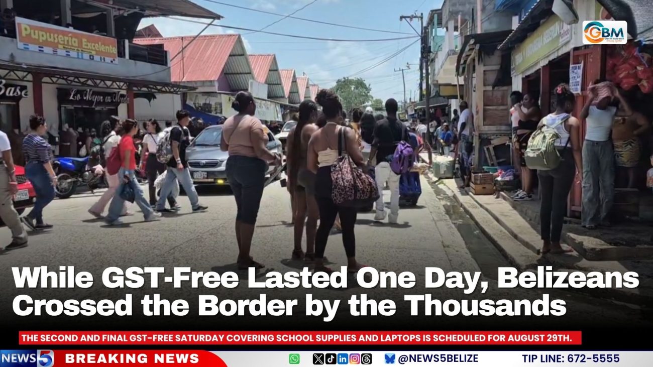 While GST-Free Lasted One Day, Belizeans Crossed the Border by the Thousands.