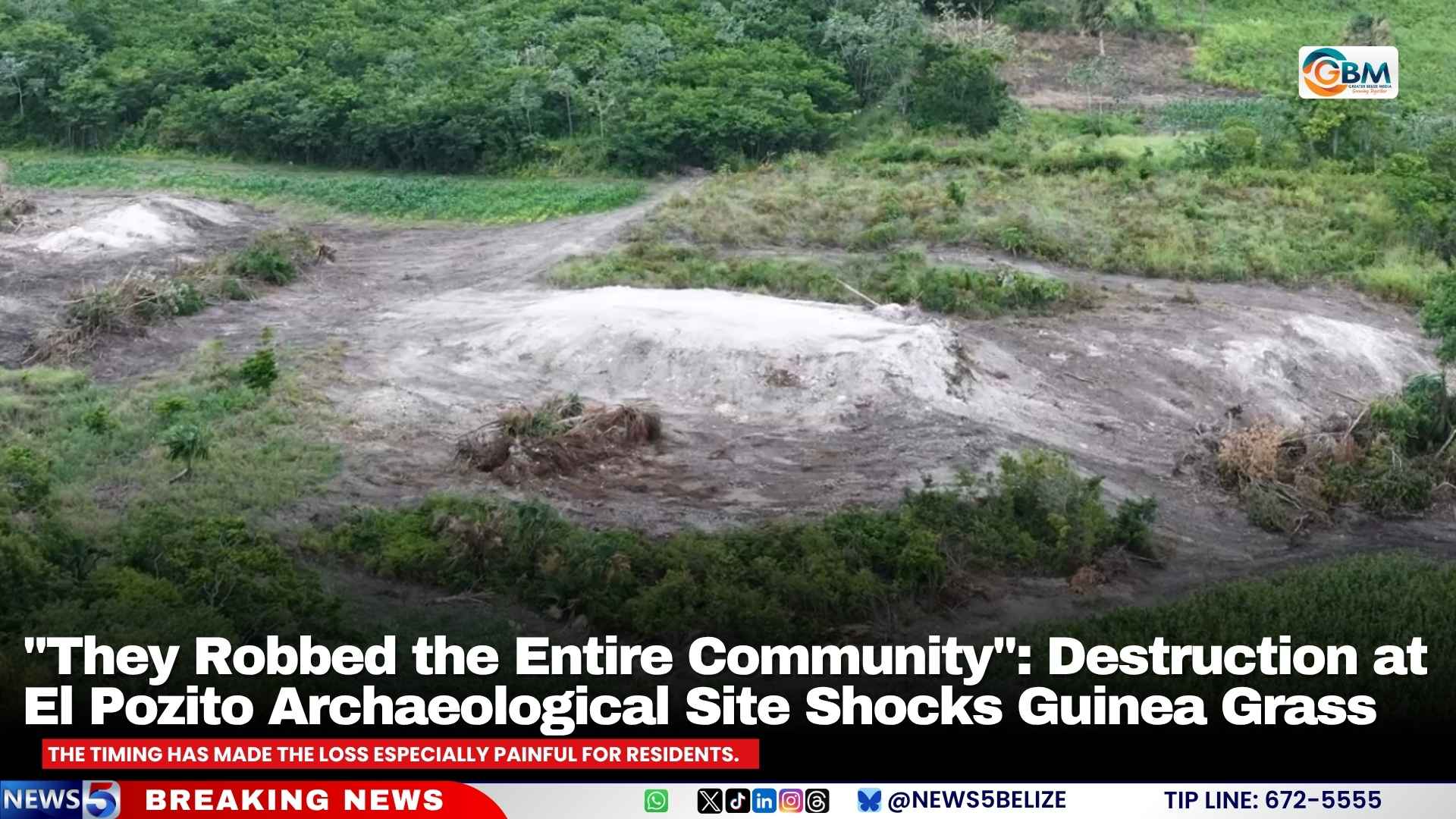 "They Robbed the Entire Community": Destruction at El Pozito Archaeological Site Shocks Guinea Grass