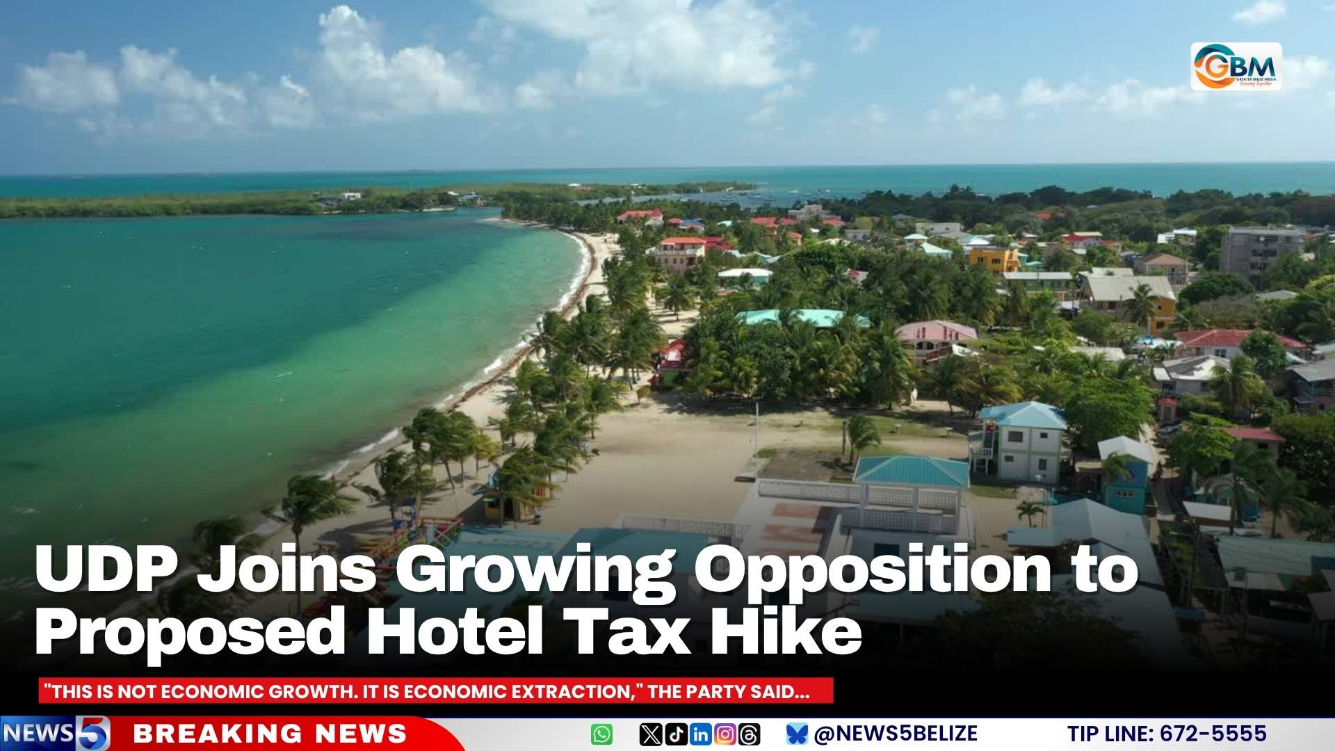 UDP Joins Growing Opposition to Proposed Hotel Tax Hike