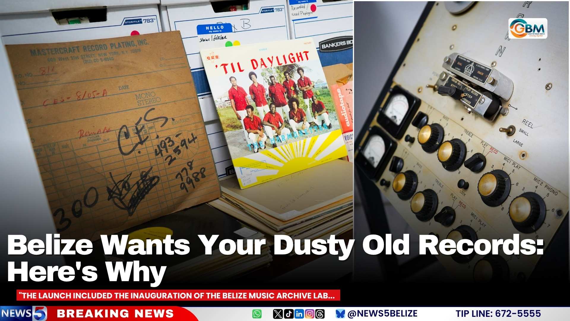 Belize Wants Your Dusty Old Records: Here's Why