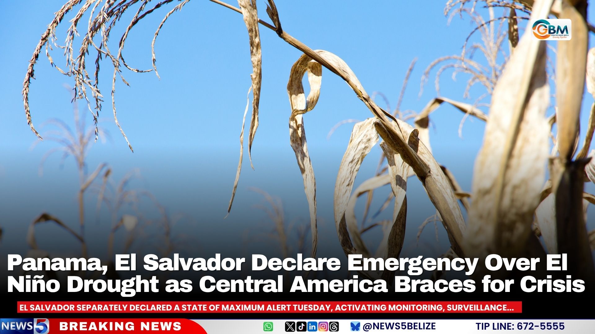 Panama, El Salvador Declare Emergency Over El Niño Drought as Central America Braces for Crisis