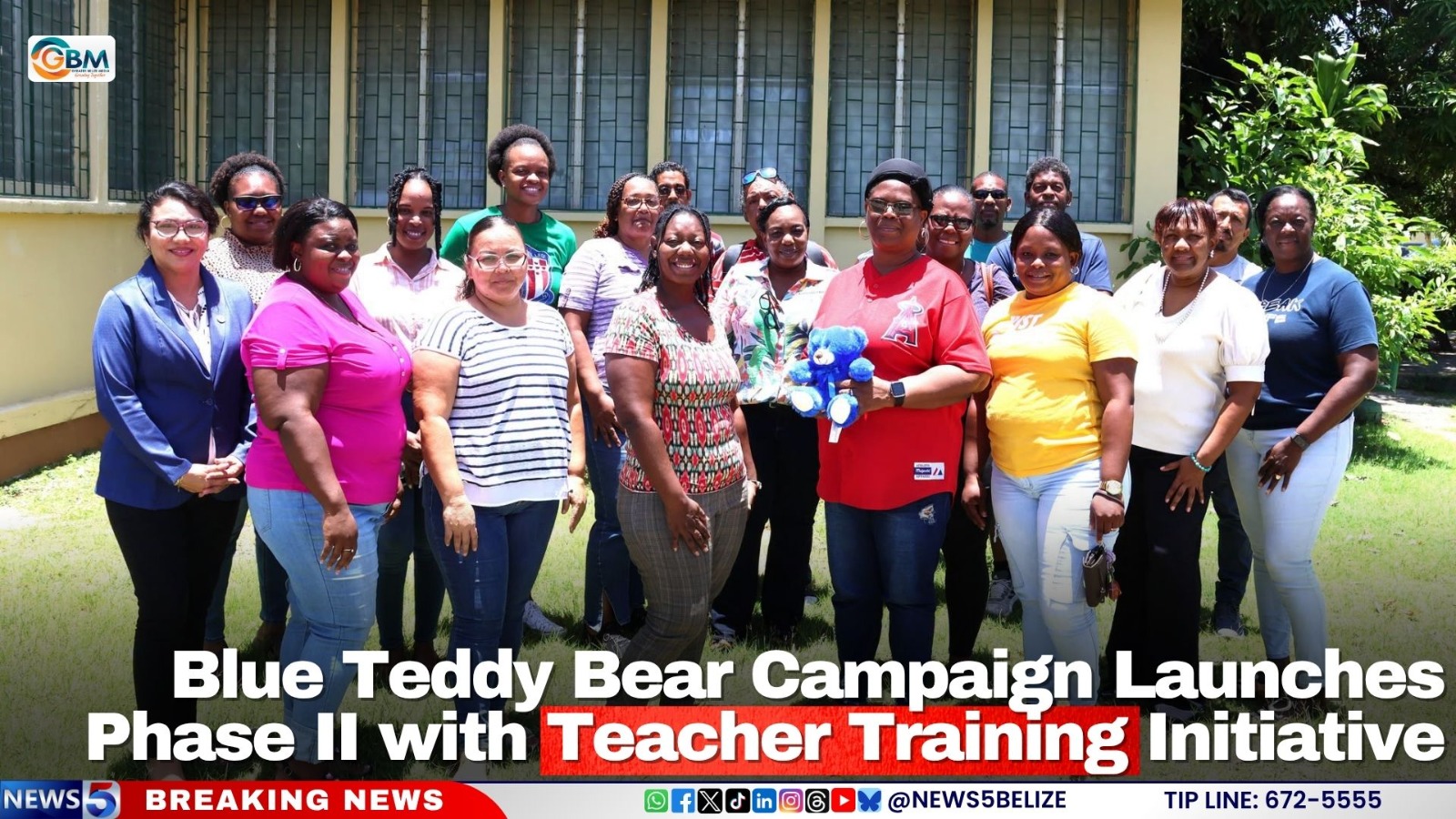 Blue Teddy Bear Campaign Launches Phase II with Teacher Training Initiative