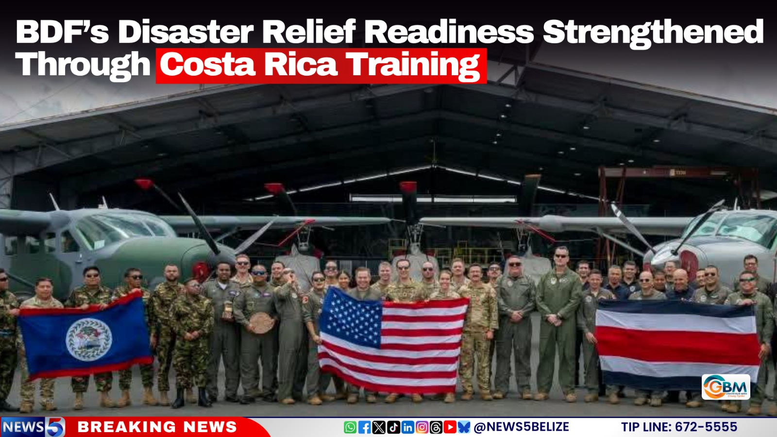 BDF’s Disaster Relief Readiness Strengthened Through Costa Rica Training