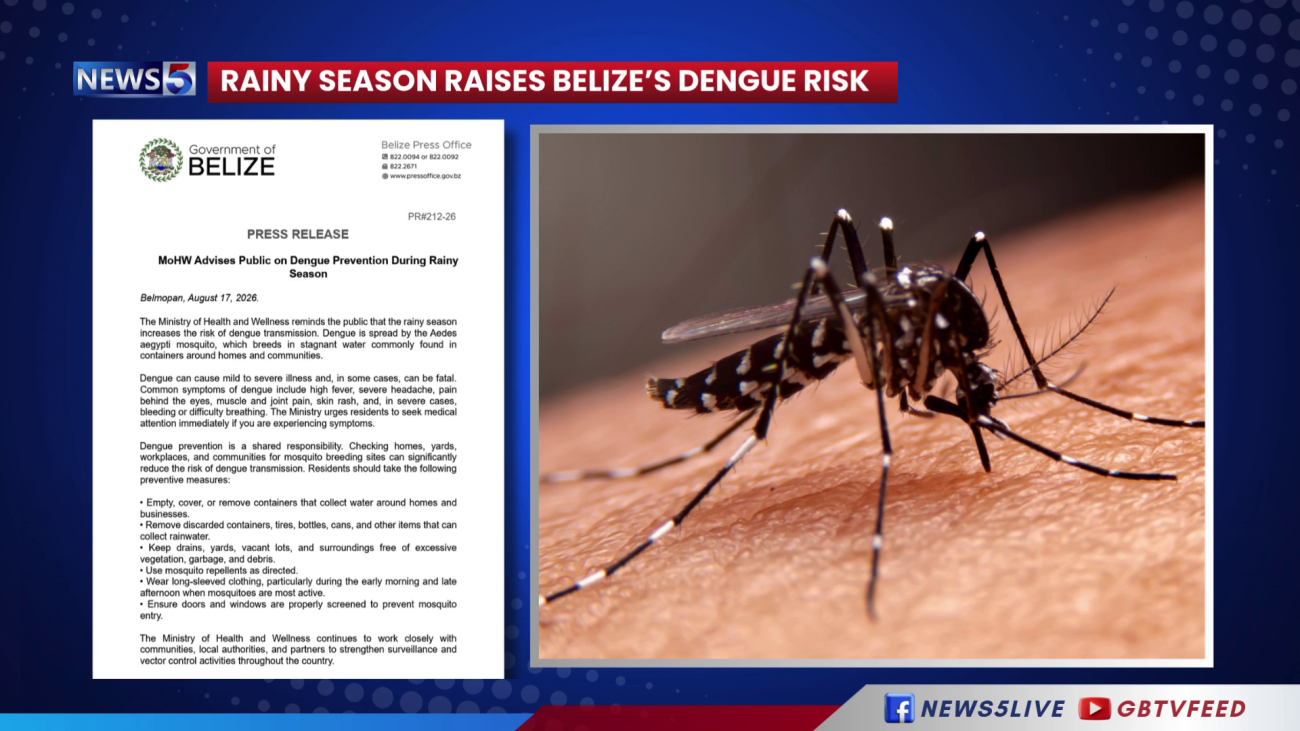 Dengue Threat Grows as Stagnant Water Builds Up