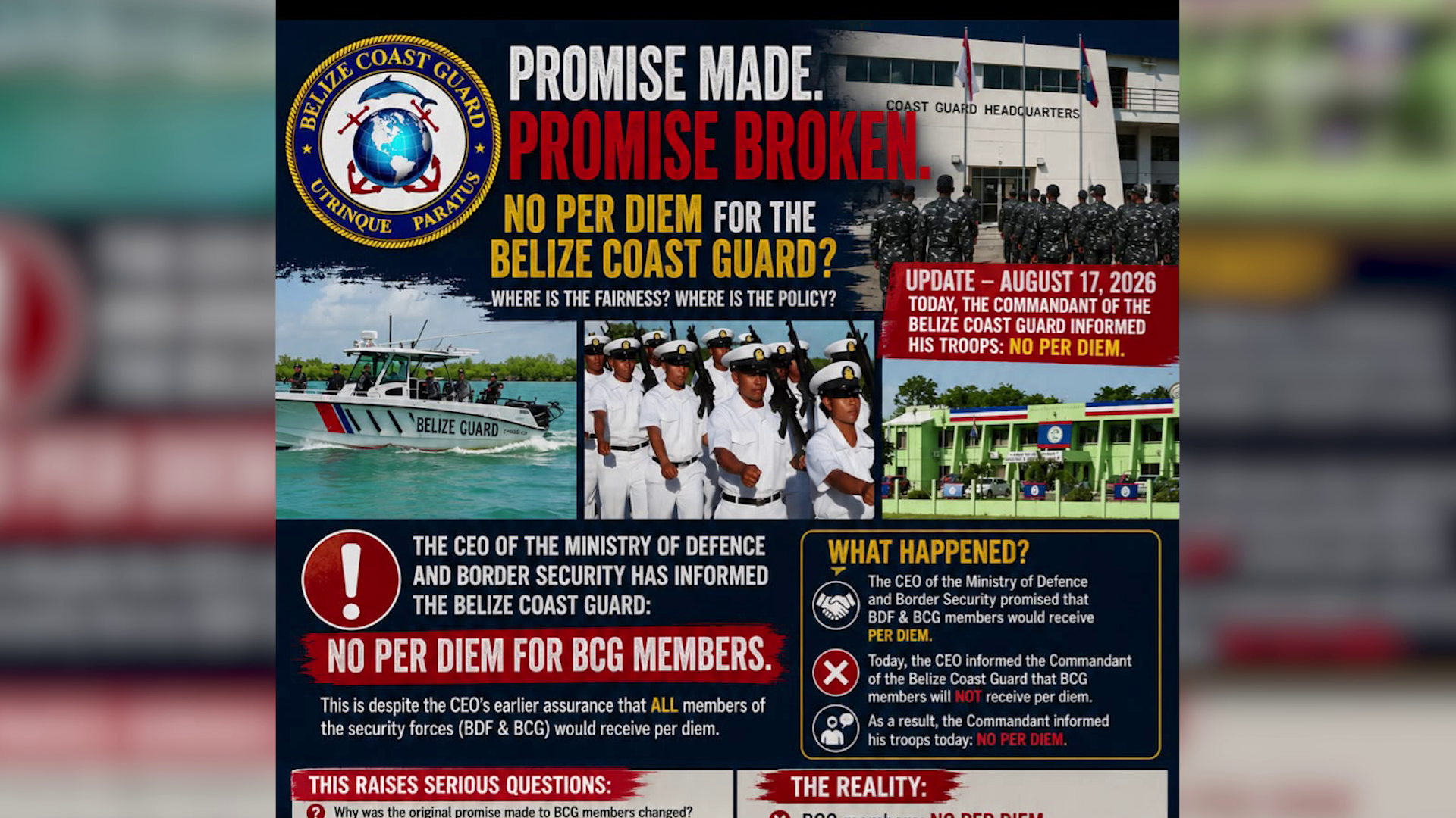 Coast Guard Sailors Question Meal Allowance Delay