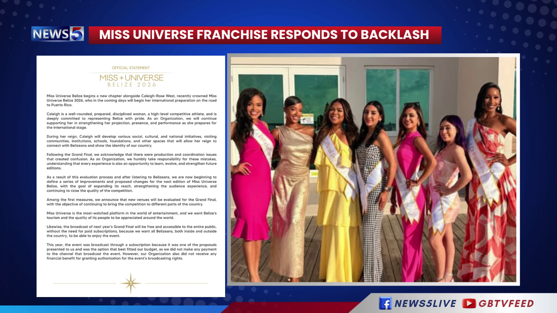 Miss Universe Franchise Responds to Backlash