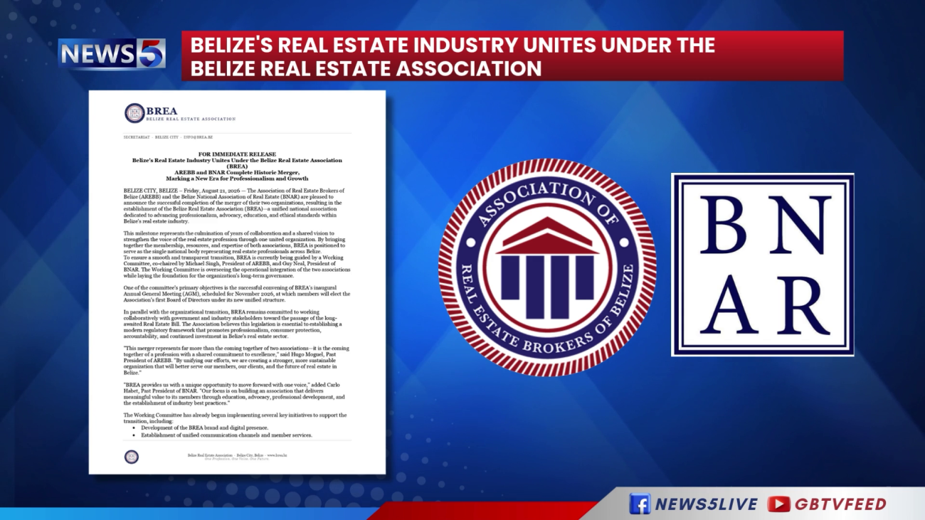 Historic Merger Creates Belize Real Estate Association