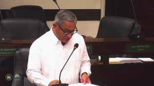 Prime Minister John Briceño