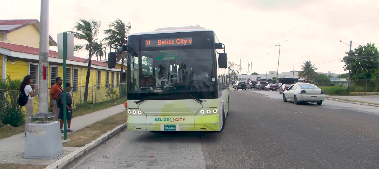 Belize City Commuters Embrace Electric Buses