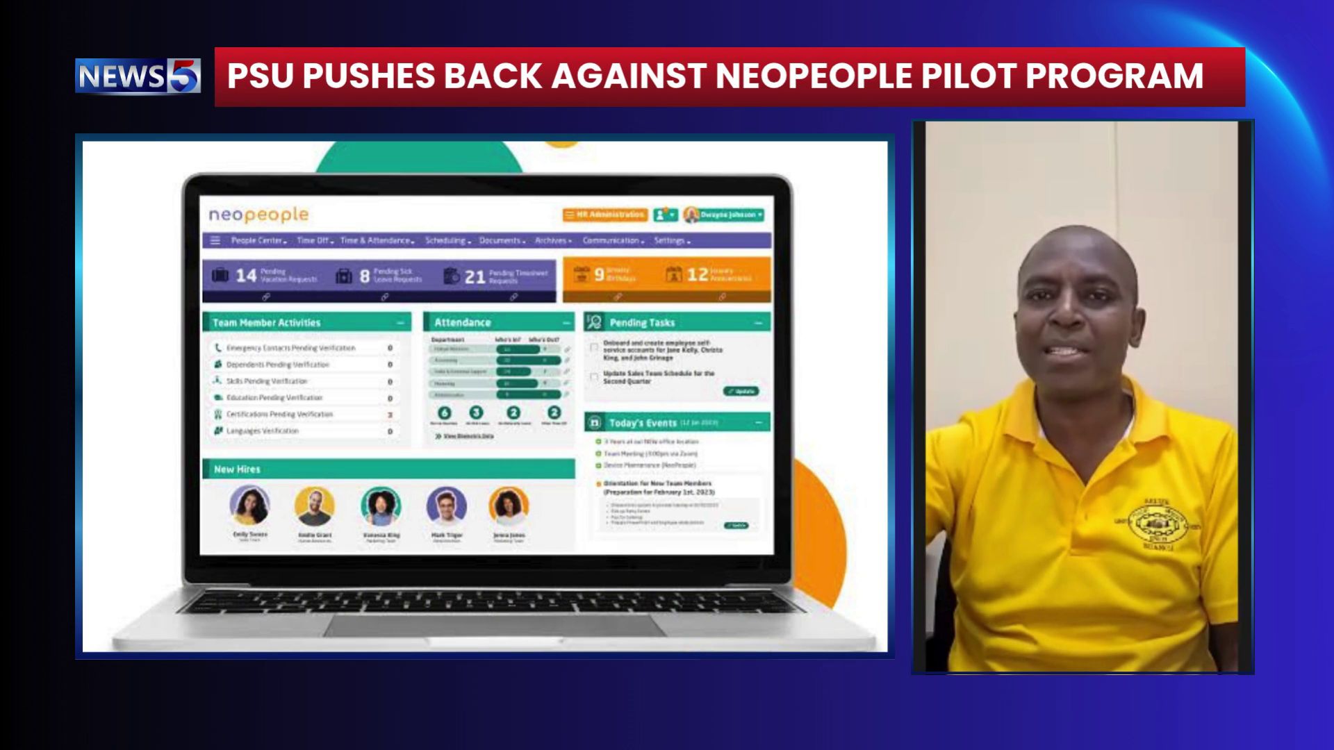 PSU President Says NeoPeople Process Undermines Trust