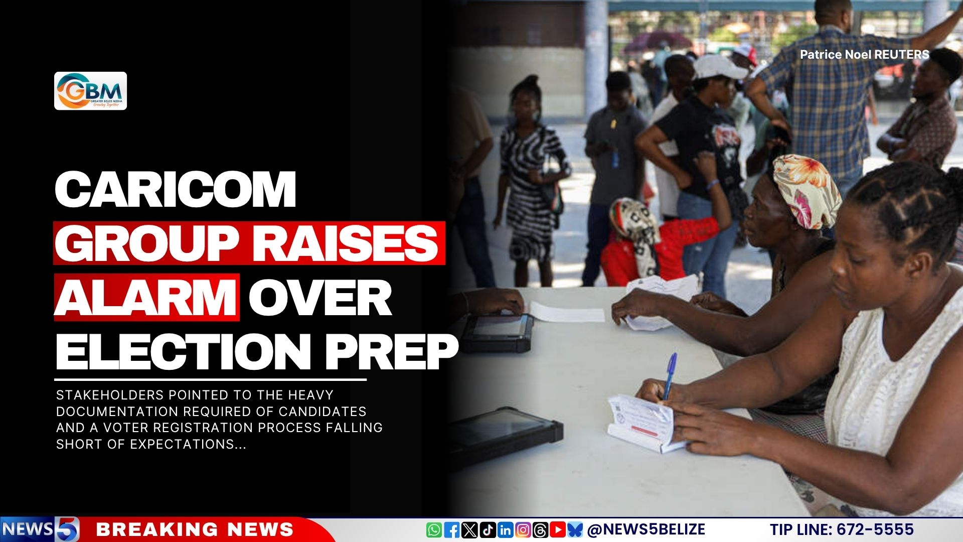 CARICOM Group Raises Alarm Over Election Prep