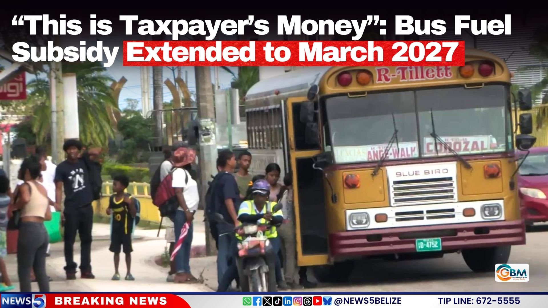 “This is Taxpayer’s Money”: Bus Fuel Subsidy Extended to March 2027
