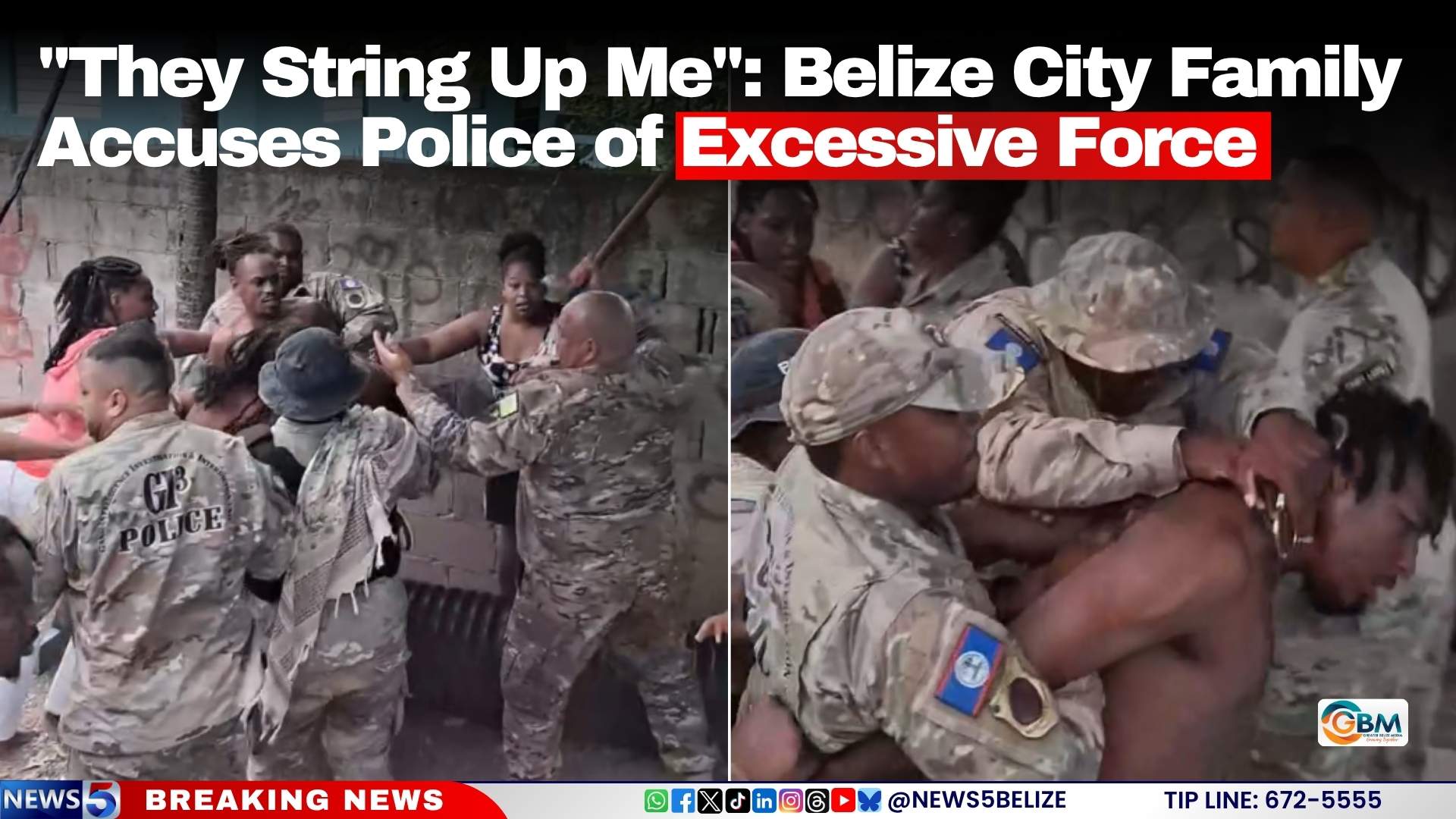 "They String Up Me": Belize City Family Accuses Police of Excessive Force