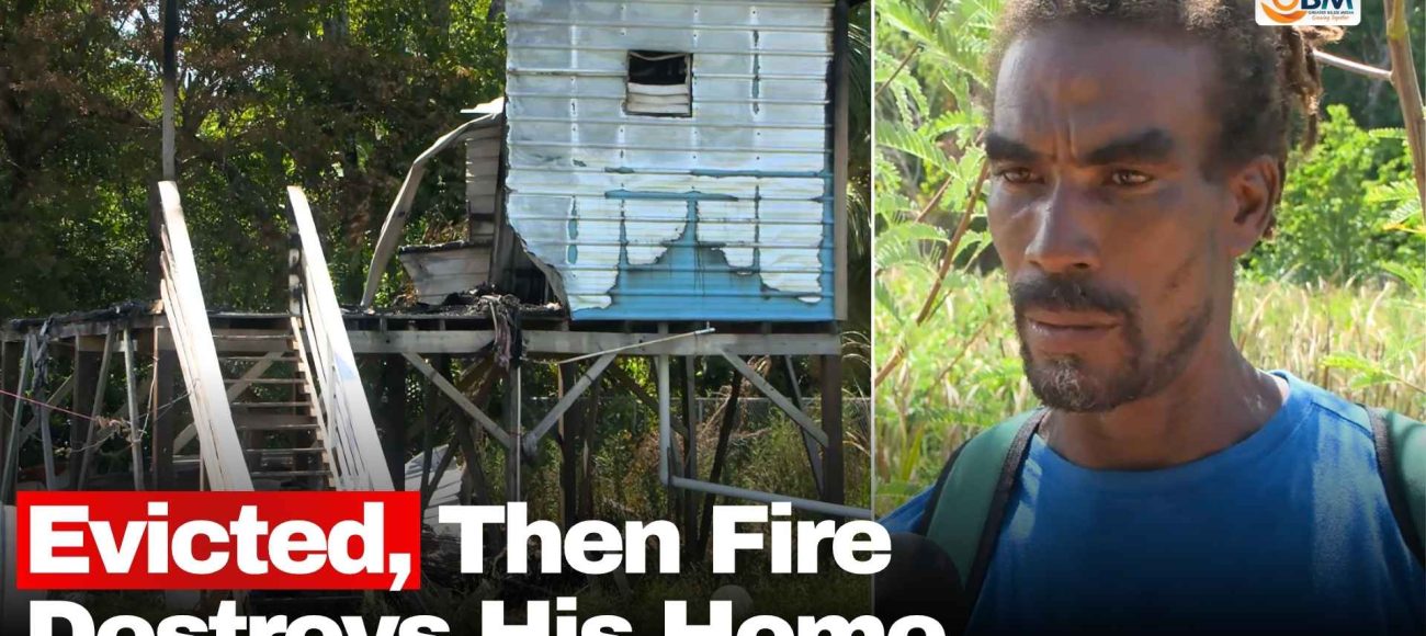 Evicted, Then Fire Destroys His Home