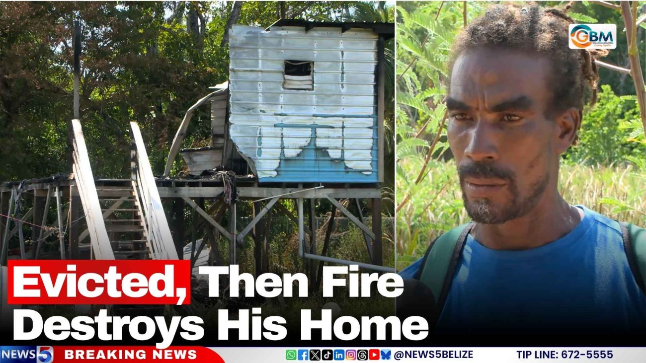 Evicted, Then Fire Destroys His Home