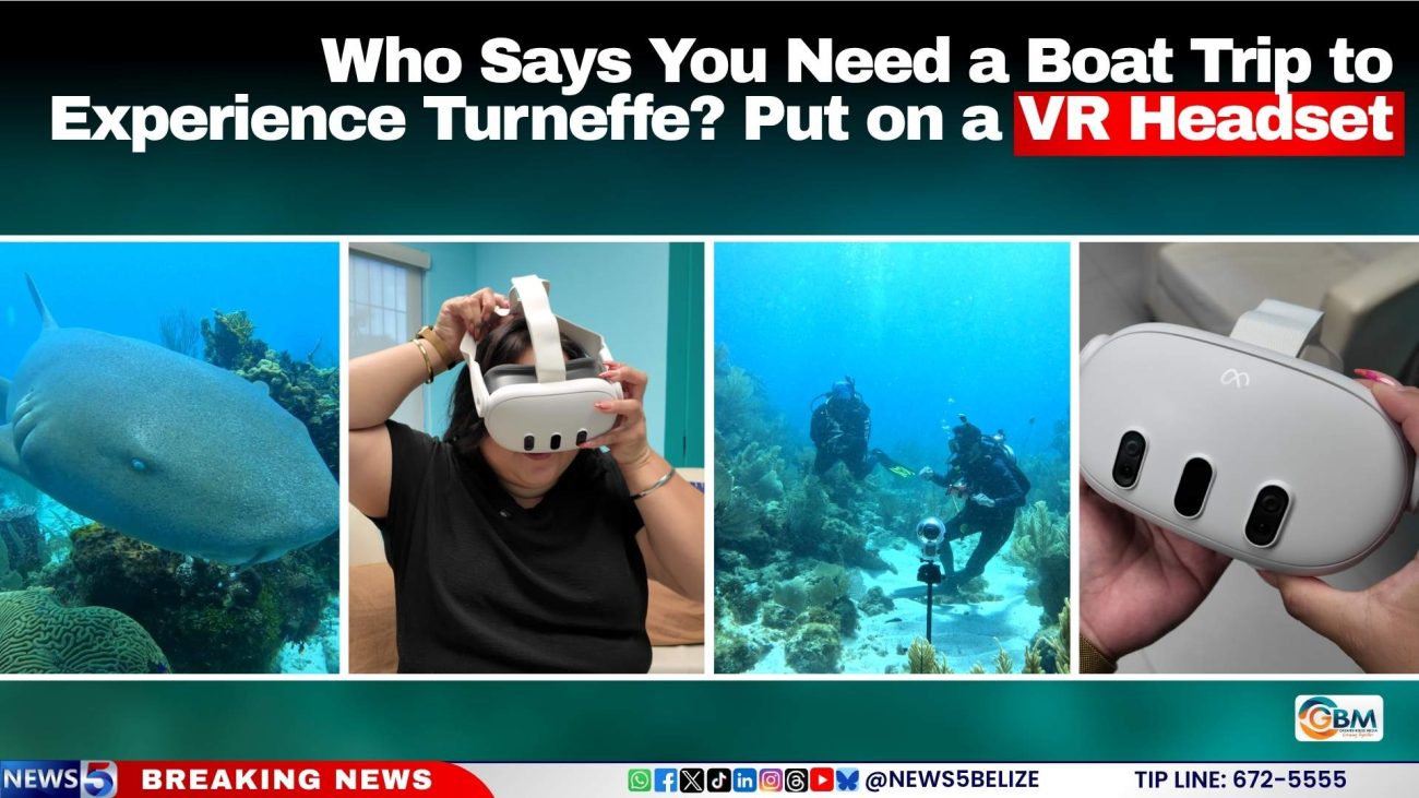 Who Says You Need a Boat Trip to Experience Turneffe? Put on a VR Headset